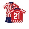 Atletico Madrid Yannick Carrasco #21 Hjemmedraktsett Barn 2022-23 Kortermet (+ korte bukser)